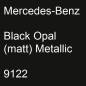 Preview: Mercedes-Benz, Black Opal (matt) Metallic, 9122.